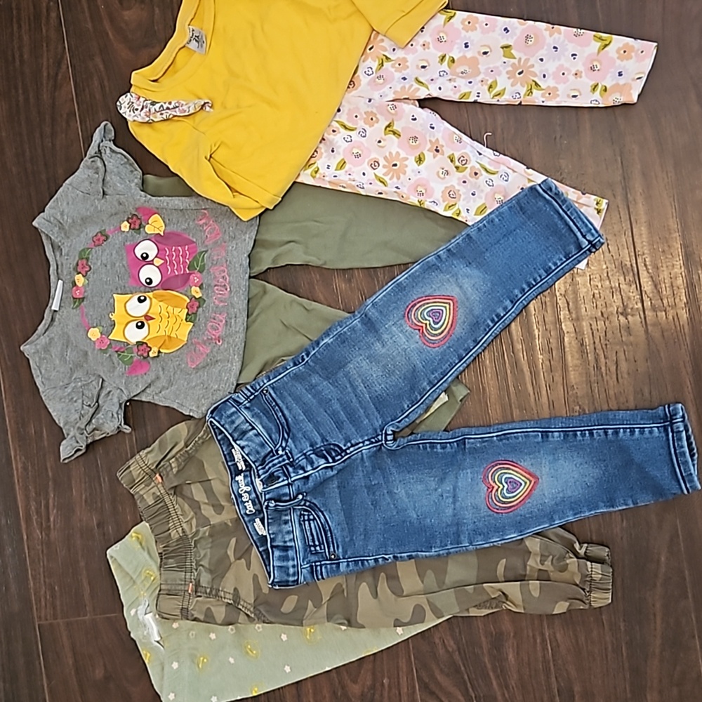 Size 2T Pants & 2pc Sets